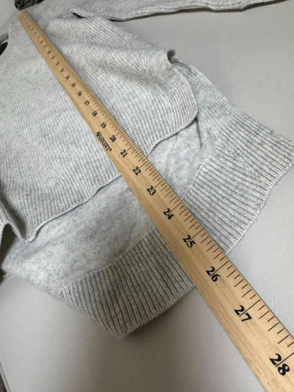 Rag & Bone Womens 100% Cashmere Sweater XS Gray Ribbed Cozy Thermal Designer